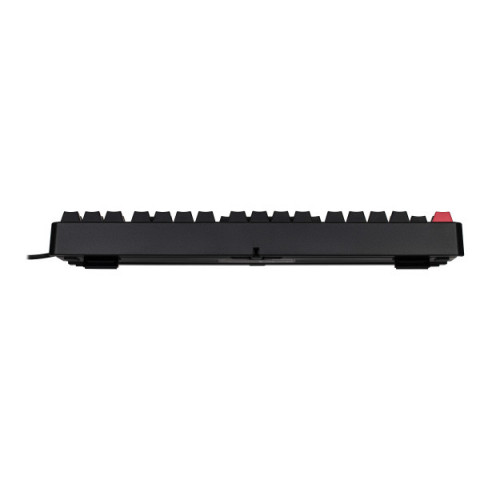 Клавіатура механічна Keychron C3 Pro V2 87Key, K pro Red, USB-A, QMK, Hot-swap, 8K, EN/UKR, RGB, чорний