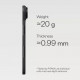 Чохол Ultra-Slim Case для iPhone 17 Twill Black/Gray (KI1701)