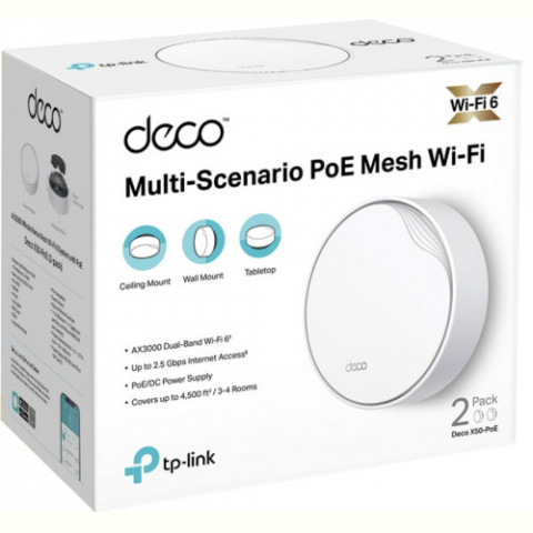WiFi Mesh-система TP-Link Deco X50-PoE(2-pack)
