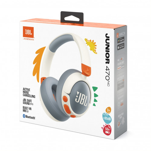 Bluetooth-гарнітура JBL Junior 470NC White (JBLJR470NCWHT)