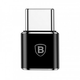 Адаптер Baseus USB-C-microUSB Black (CAMOTG-01)