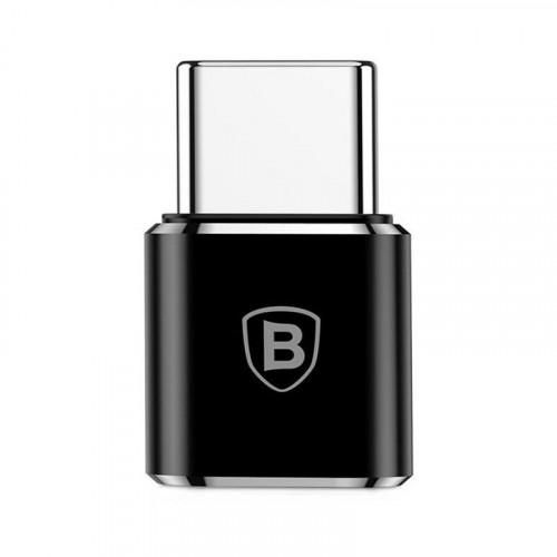 Адаптер Baseus USB-C-microUSB Black (CAMOTG-01)