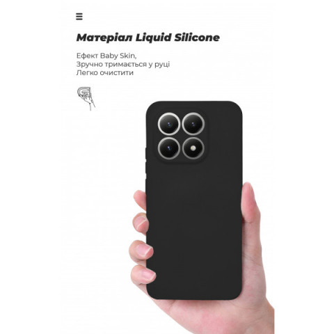 Чохол ArmorStandart ICON для Xiaomi 15T 5G Camera cover Black (ARM86985)