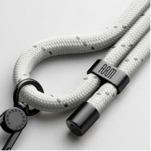 Ремінець для смартфону ArmorStandart Rope Black GlowWhite with Clear holder (ARM86565)