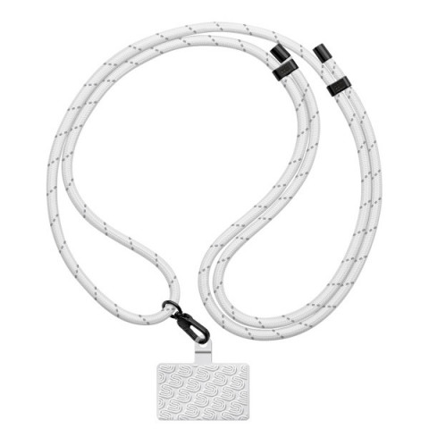 Ремінець для смартфону ArmorStandart Rope Black GlowWhite with Clear holder (ARM86565)