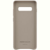 Чохол-накладка Samsung Leather Cover для Samsung Galaxy S10+ SM-G975 Gray (EF-VG975LJEGRU)