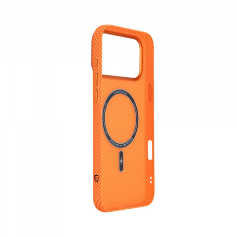 Чохол ArmorStandart LikeCarbon2 MagCase для Apple iPhone 17 Pro Max Kevlar Orange (ARM88555)