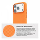 Чохол ArmorStandart LikeCarbon2 MagCase для Apple iPhone 17 Pro Max Kevlar Orange (ARM88555)