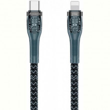 Кабель Proda Azeada Lotto PD-B89CL USB Type C - Lightning 27W, 1.3м, Black (PD-B89 (C-L)-BK)