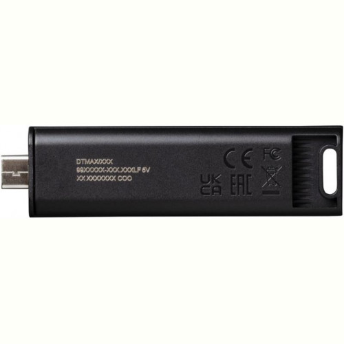 Флеш-накопичувач USB3.2 256GB Type-C Kingston DataTraveler Max Black (DTMAX/256GB)