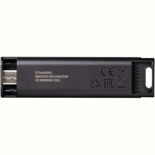 Флеш-накопичувач USB3.2 256GB Type-C Kingston DataTraveler Max Black (DTMAX/256GB)