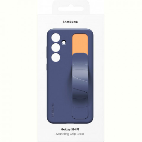 Чохол-накладка Samsung Standing Grip Case для Samsung Galaxy S24 FE SM-S721 Blue/Black (EF-GS721CNEGWW)