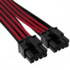 Кабель-перехідник Corsair Premium Individually Sleeved 12+4pin PCIe Gen 5 12VHPWR 600W cable, Type 4, RED/BLACK (CP-8920334)