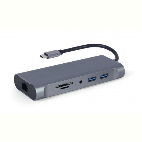 Док станція Cablexpert USB-C 7-в-1 (A-CM-COMBO7-01)