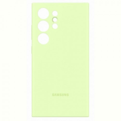 Чохол-накладка Samsung Silicone Case для Samsung Galaxy S24 Ultra SM-S928 Light Green (EF-PS928TGEGWW)