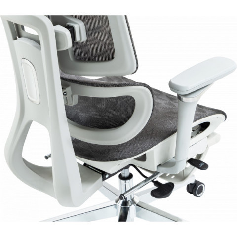 Офісне крісло GT Racer B-2450 White/Gray