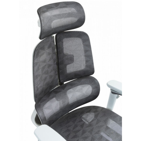 Офісне крісло GT Racer B-2450 White/Gray