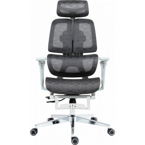Офісне крісло GT Racer B-2450 White/Gray
