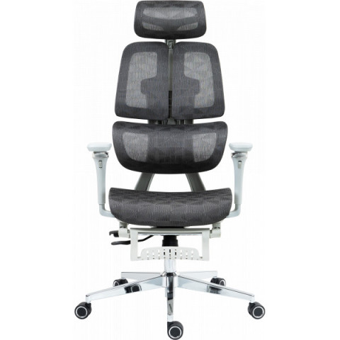 Офісне крісло GT Racer B-2450 White/Gray