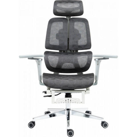 Офісне крісло GT Racer B-2450 White/Gray