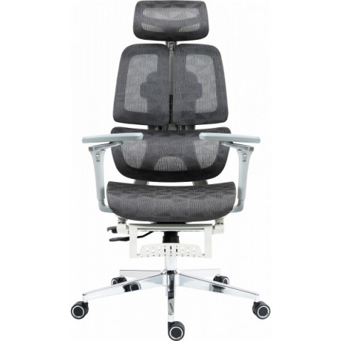 Офісне крісло GT Racer B-2450 White/Gray