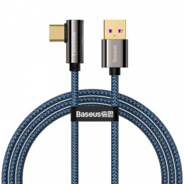Кабель Baseus Legend Series Elbow USB-USB-C, 1м, Blue (CACS000403)