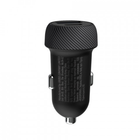 Автомобільний зарядний пристрій ColorWay 2USB (Type-C PD35W + USB QC3.0) 35W Black (CW-CHA064PD-BK)