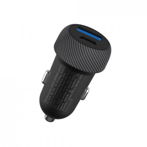 Автомобільний зарядний пристрій ColorWay 2USB (Type-C PD35W + USB QC3.0) 35W Black (CW-CHA064PD-BK)