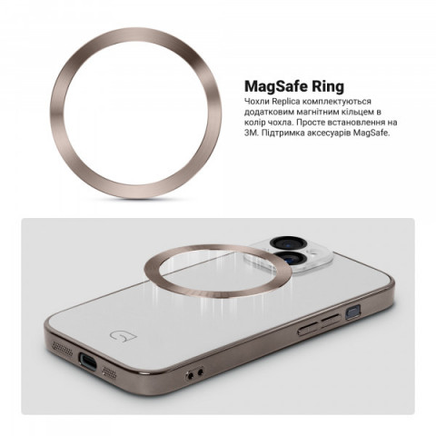 Чохол ArmorStandart Replica MagSafe для Apple iPhone 15 White (ARM76227)