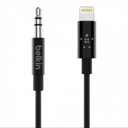 Кабель Belkin 3.5 мм - Lightning MFI 1.8 м Black (AV10172BT06-BLK)