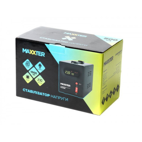 Автоматичний регулятор напруги Maxxter MX-AVR-S1000-01