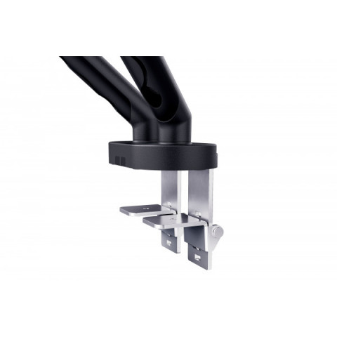 Кріплення DIGITUS Dual Monitor Clamp, 2 x до 35"/10кг, з нахилом, поворотом, чорне
