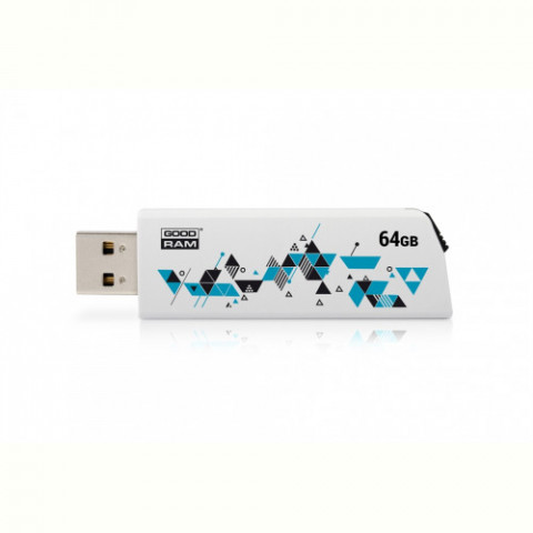 Флеш-накопичувач USB 64GB GOODRAM Cl!ck White (UCL2-0640W0R11)