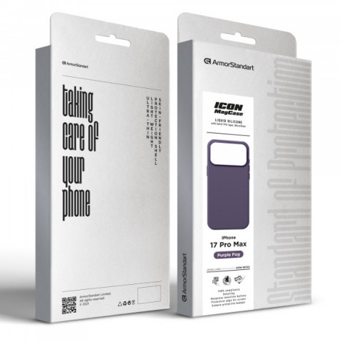 Чохол ArmorStandart ICON2 MagCase для Apple iPhone 17 Pro Max Purple Fog (ARM88995)