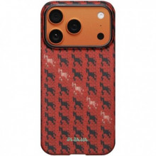 Чохол Pitaka Edge Ultra-Slim Happiness Rides для iPhone 17 Pro Maroon (HR1708P)