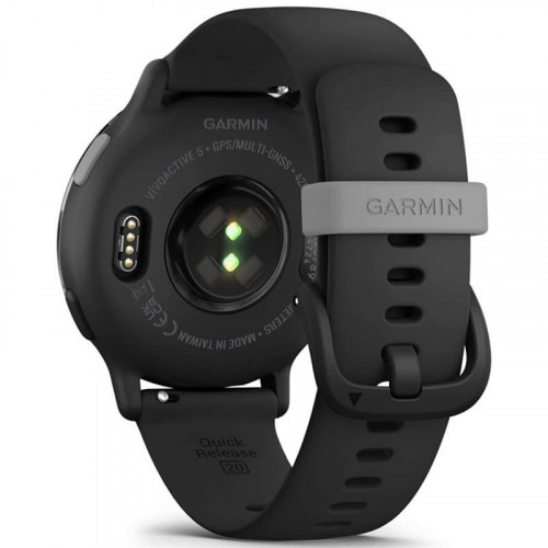 Смарт-годинник Garmin Vivoactive 5 Slate Aluminum Bezel with Black Case and Silicone Band (010-02862-50)