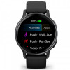 Смарт-годинник Garmin Vivoactive 5 Slate Aluminum Bezel with Black Case and Silicone Band (010-02862-50)