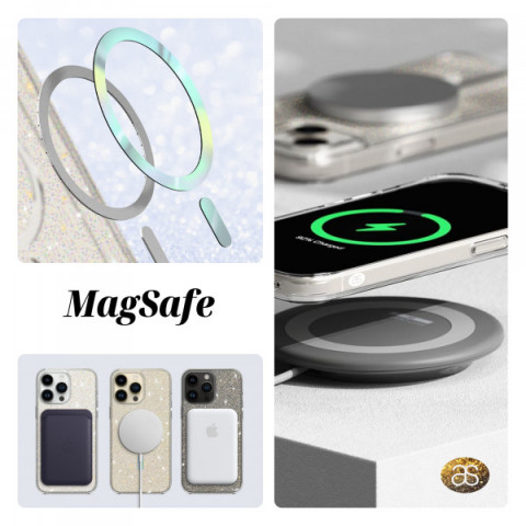 Чохол ArmorStandart Glow Magsafe для Apple iPhone 15 Pro Transparent (ARM69899)