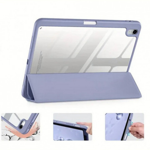 Чохол-книжка BeCover Soft Edge TPU з кріпленням Apple Pencil для Apple iPad Air 11" M4 2026 Purple (715260)