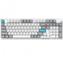 Клавіатура бездротова GamePro Asgard Drakkar Keychron Super Red Switch White (MK305WH)
