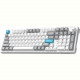 Клавіатура бездротова GamePro Asgard Drakkar Keychron Super Red Switch White (MK305WH)