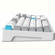 Клавіатура бездротова GamePro Asgard Drakkar Keychron Super Red Switch White (MK305WH)
