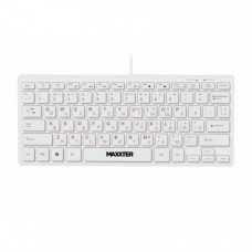 Клавiатура Maxxter KBM-C01W-UA White
