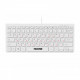 Клавiатура Maxxter KBM-C01W-UA White