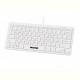 Клавiатура Maxxter KBM-C01W-UA White