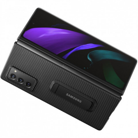 Чохол-накладка Samsung Aramid Cover для Samsung Galaxy Fold 2 SM-F916 Black (EF-XF916SBEGRU)