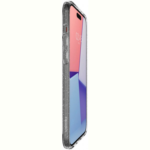 Чохол-накладка Spigen Liquid Crystal Glitter для Apple iPhone 15 Plus Crystal Quartz (ACS06648)