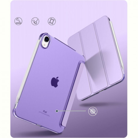 Чохол-книжка BeCover Tri Fold Hard для Apple iPad Mini 7 2024 8.3" Purple (712455)