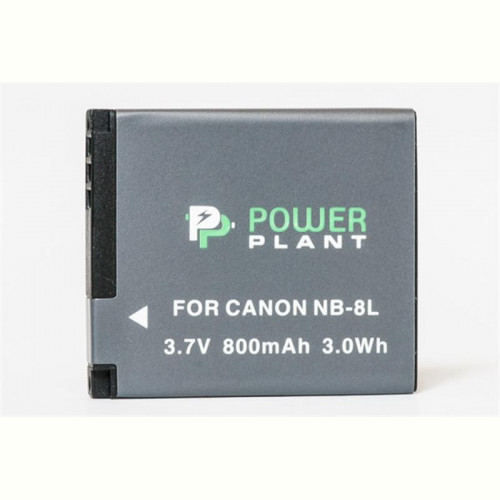 Акумулятор PowerPlant Canon NB-8L 800mAh (DV00DV1256)