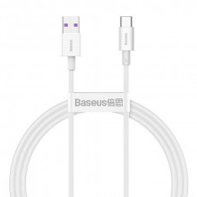 Кабель Baseus Superior Fast Charging USB - USB Type-C (M/M), 2 м, White (CATYS-A02)